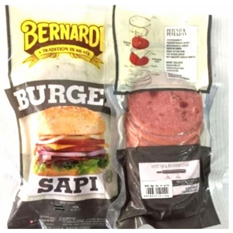 

Bernardi beef burger isi 6 pcs