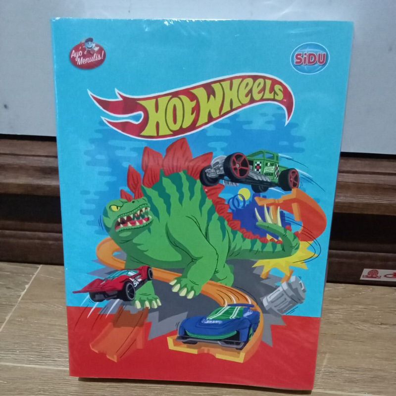 

buku tulis hotwheels sidu set
