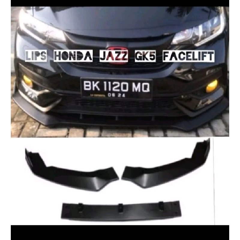 front lips bumper jazz gk5 facelift