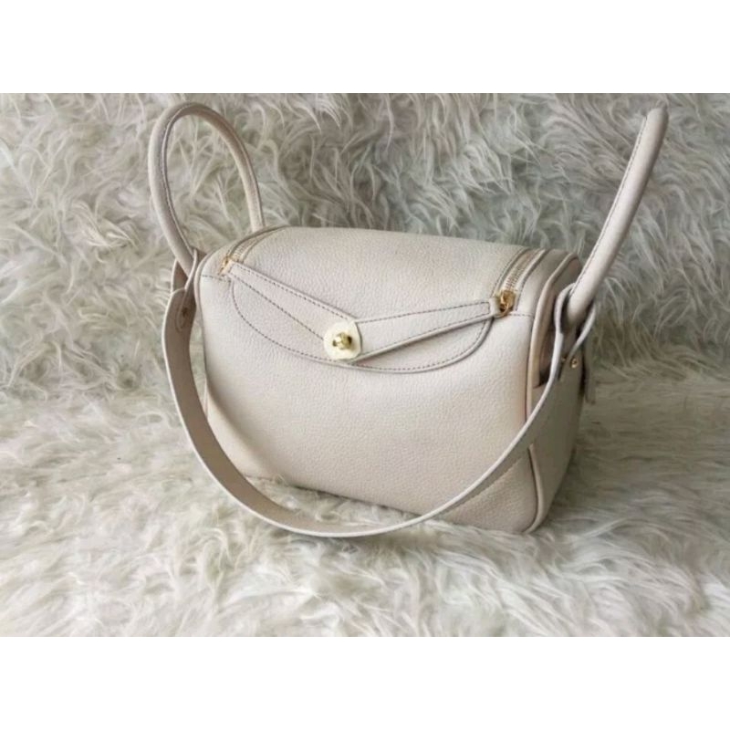 tas lindi linda ready tali panjang dan pendek white only premium leather tas natal