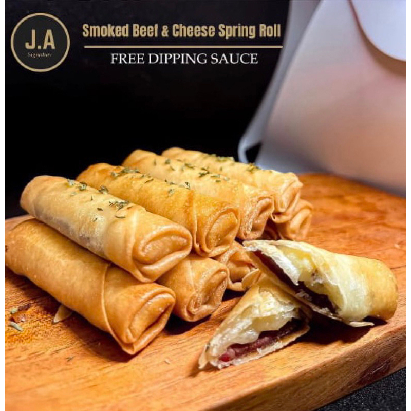 

Smoked Beef & Cheese Spring Roll Mini