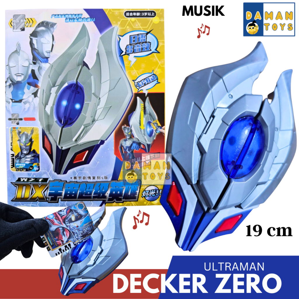 Mainan Senjata Ultraman Dx Dimensionizer Decker Zero