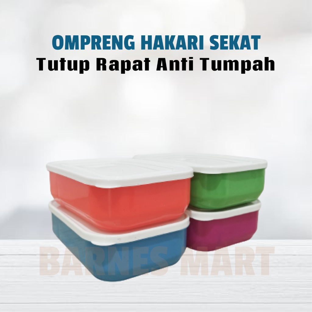 OMPRENG HAKARI SEKAT- Kotak Makan / Kotak Bekal Anak Praktis