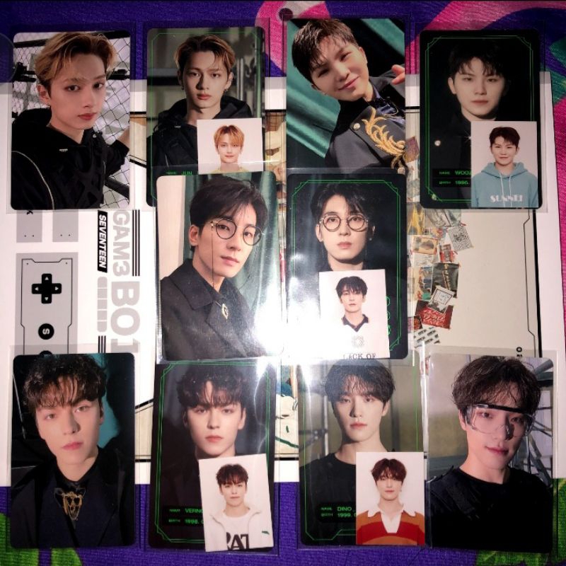 BUNDLE Wonwoo GAM3 BO1 SET Wonwoo Potter Carat Membership Kit