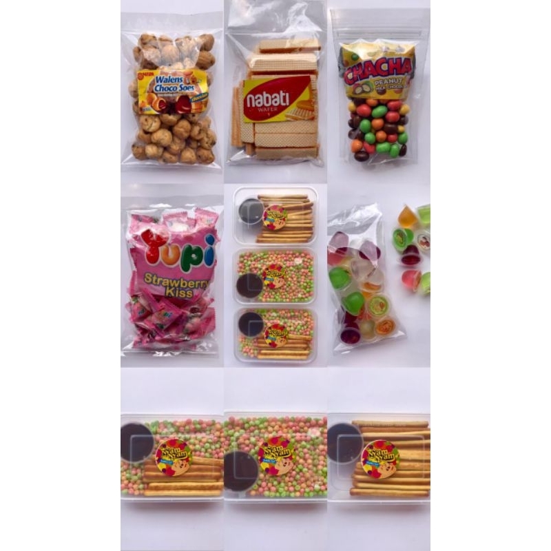 

SNACK REPACK YUPI/NABATI KEJU/ NYAM²/ WALENS/INACO JELLY 150GR