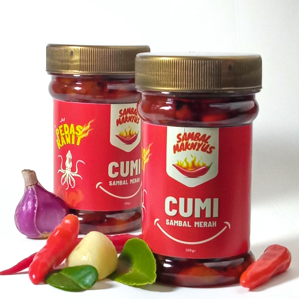 

[PAKET BUNDLING] Sambal Maknyus - Sambal Cumi Asin Cabai Merah Goreng Pedas Gurih
