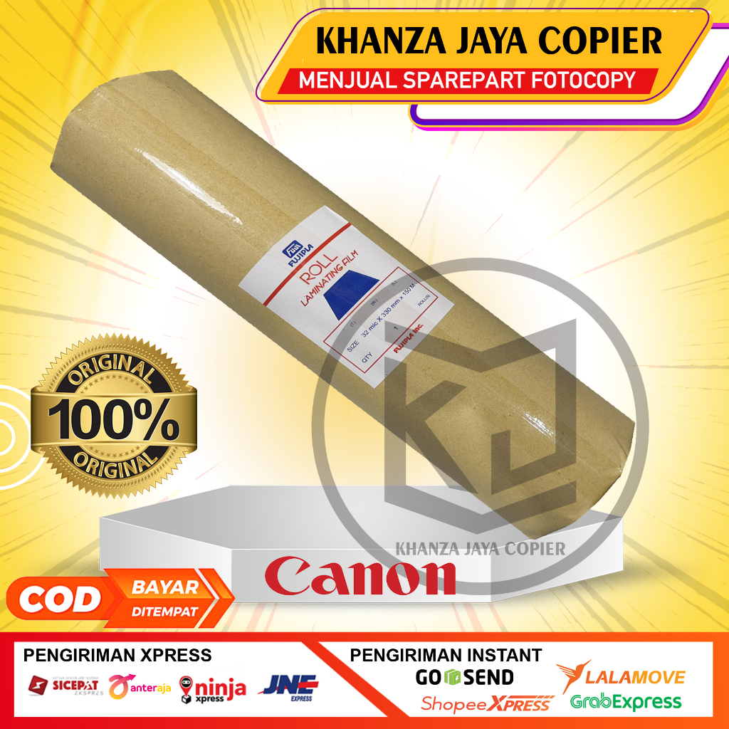 

Plastik Laminating Roll Fujipla Biru Glossy 32micx330mmx150m Original