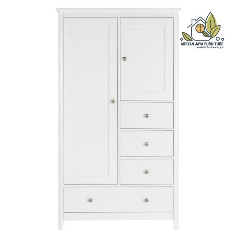 lemari pakaian anak 2 pintu minimalis