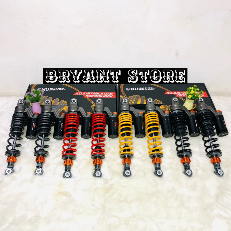 SHOCK BREAKER NUI RACING PROJECT 280MM 320MM 340MM TABUNG ATAS ORIGINAL SHOCKBREAKER JUPITER RXKING RX KING CB TIGER F1ZR JUPITER W175 MODEL KTC EXTREME KLIK REBOUND FUNGSI KLICK UNIVERSAL