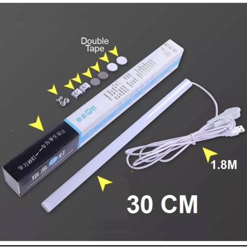 Lampu Neon Panjang Stip Tabung Kabel