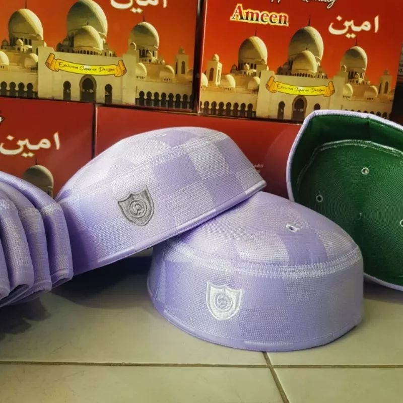 KOPIAH AMEEN A.5 /KOPIAH MALAYSIA A.5 AMEEN MOTIF CATUR ORI