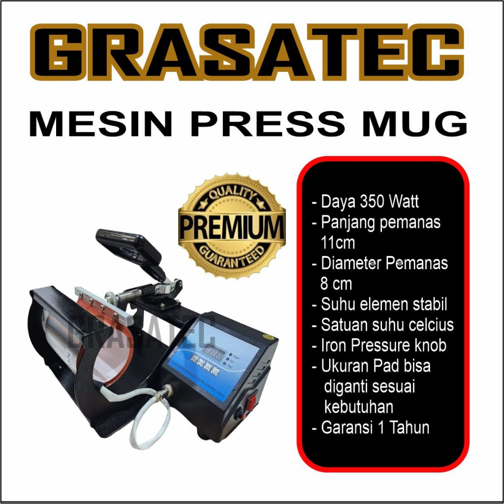 MESIN PRESS SABLON MUG / GELAS STANDAR