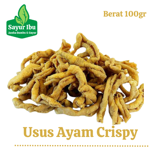 

Usus Ayam Crispy 100gr Camilan Usus Ayam Kripik Usus