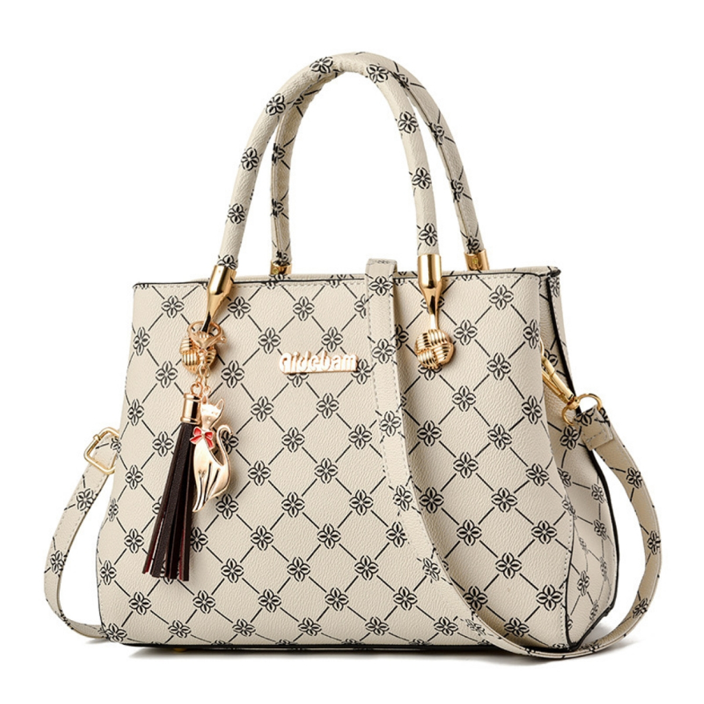 Tas Selempang Wanita Motif Bunga /Tas Besar Hand Bag /Tas Wanita Import /Tas Wanita Premium /WS ALD 