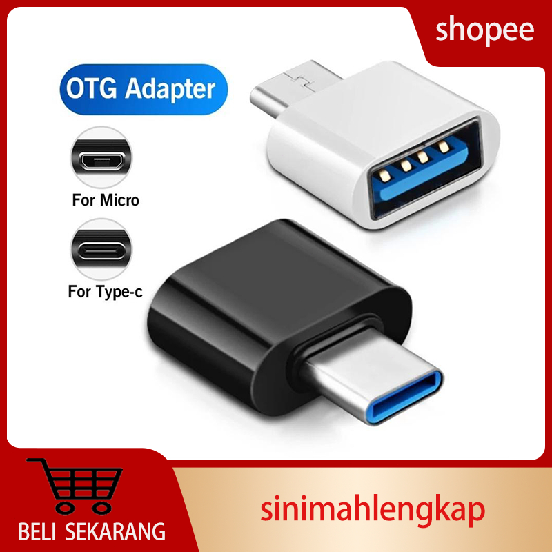 OTG Micro USB dan OTG Type C OTG Hp Android OTG USB Flashdisk ke Hp OTG USB to Type C Multifungsi