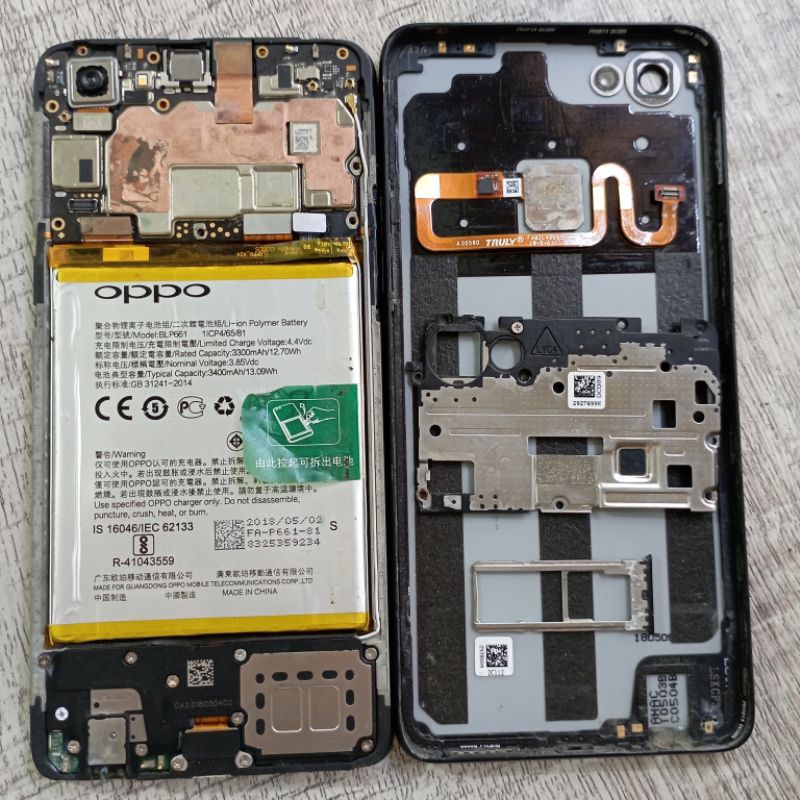 UNIT+MESIN OPPO F7 HIDUP NORMAL