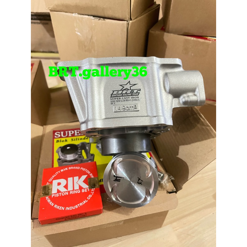 BLOK BRT CAST IRON + PISTON 62 SONIC