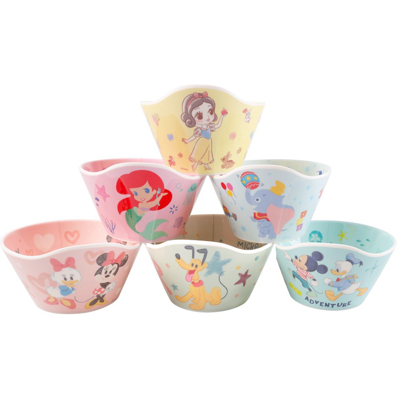 Mangkuk Melamin Anak Disney Mangkok Bowl Melamine Karakter Baby Dumbo, Donald, Mickey, Minie, Prince