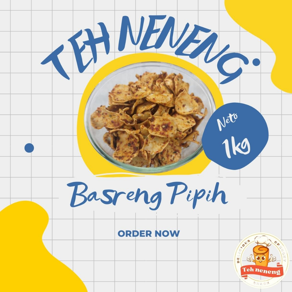 

Cemilan Jajanan Viral Basreng Pipih 1kg Teh Neneng Snack