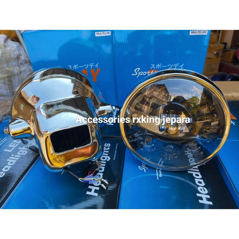 LAMPU DAYMAKER 7inc SET BATOK NINJA R RR SS