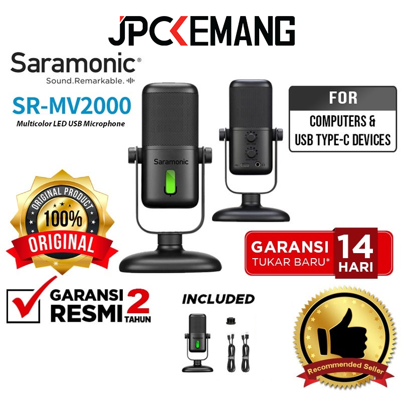 Saramonic SR MV2000 Microphone Cardioid SRMV2000 SR MV 2000 Original