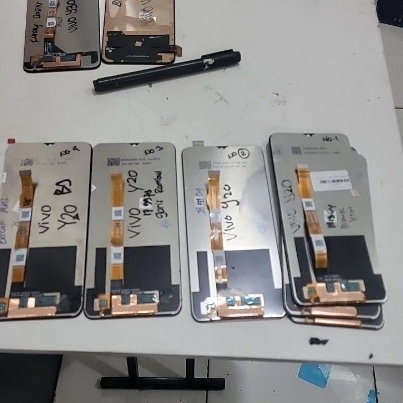 lcd second vivo y20 ori oem minus dan original