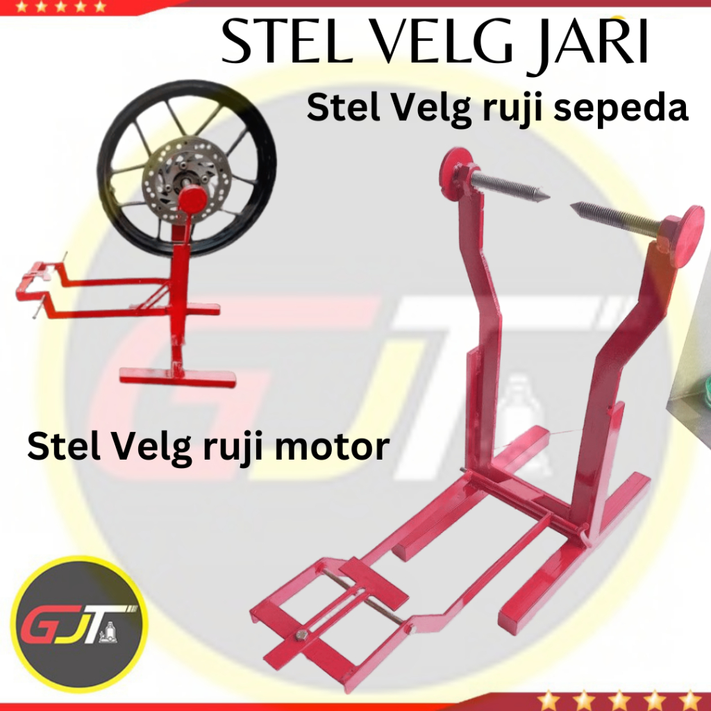 Alat stel velg jari motor dan sepeda stel pelek sepeda motor