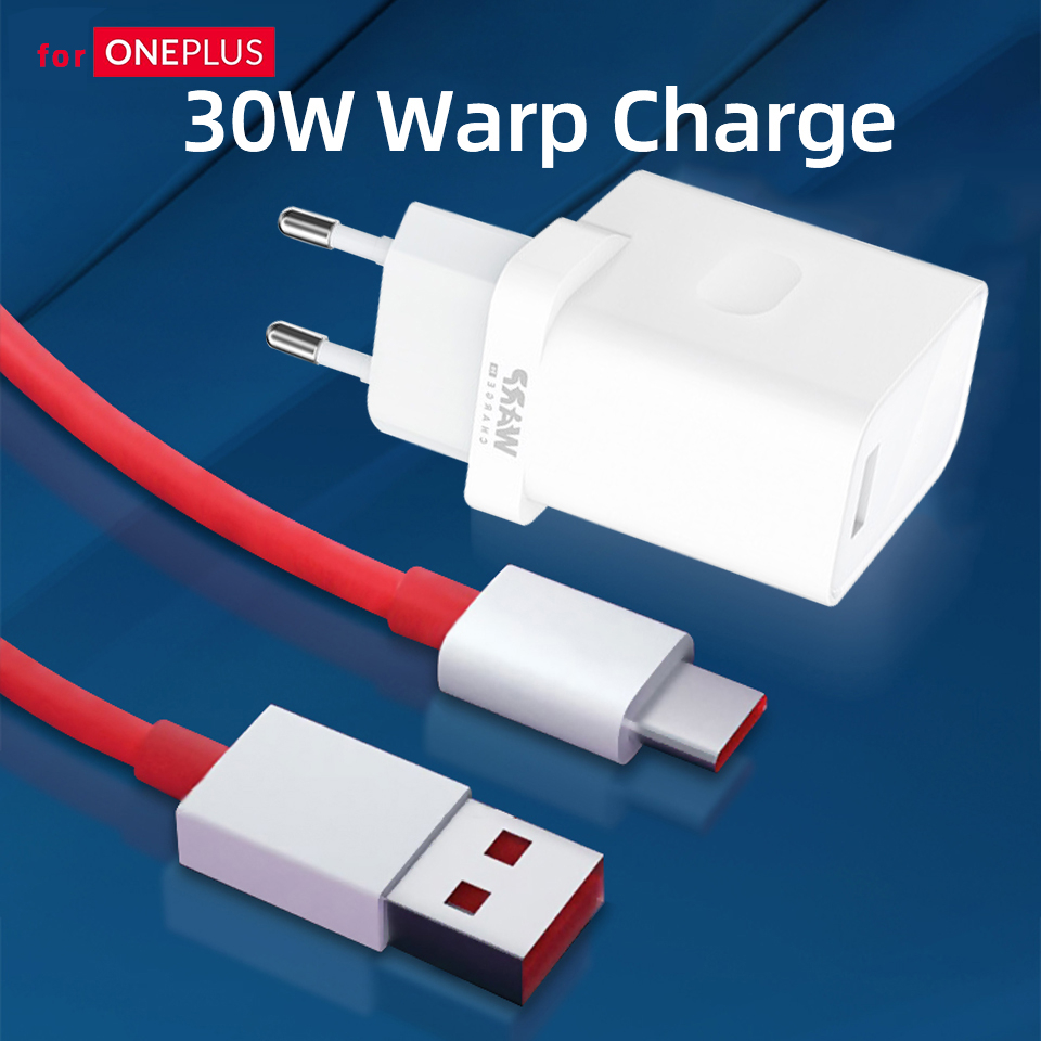 OnePlus Charger 30W Warp Charge USB Type C One Plus 7 / 7 Pro / 7T