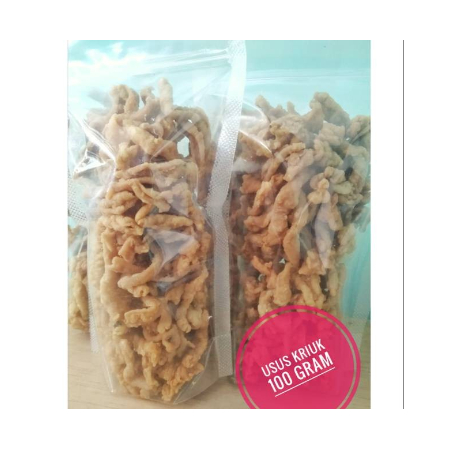 

Usus Ayam Crispy Usus Kriuk Lezat 100 Gram