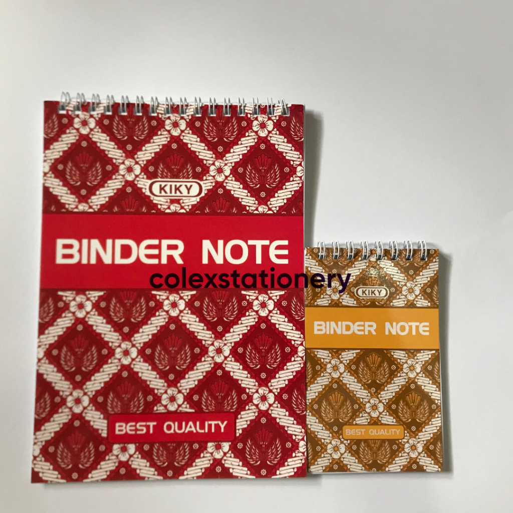 

Binder Note Ring / Notebook Bergaris Biasa Ukuran Kecil - Besar Isi 80 Lembar Kiky (1 Pcs)