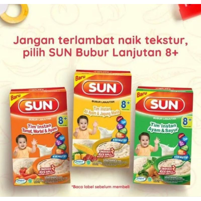Sun Bubur Tim Instan 8 Bulan 100 gr