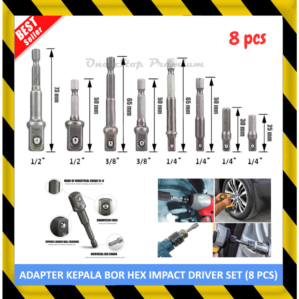 ADAPTOR ADAPTER KUNCI SOCKET SOKET CONVERTER KONVERTER ADAPTOR ADAPTER KUNCI SOK SOCK MATA BOR HEX S