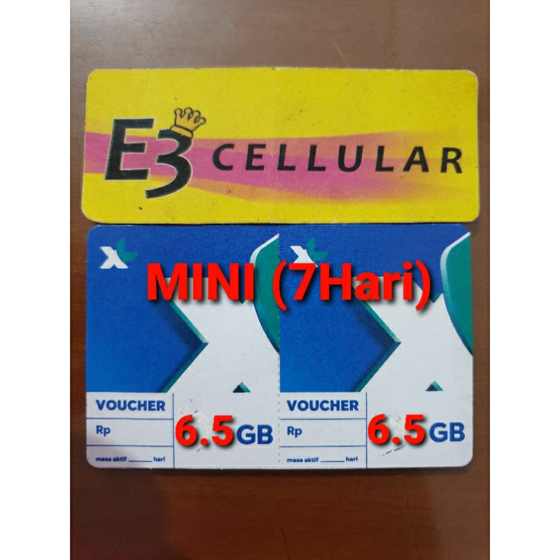 Voucher Internet XL XTRA COMBO 6.5GB (7 Hari)