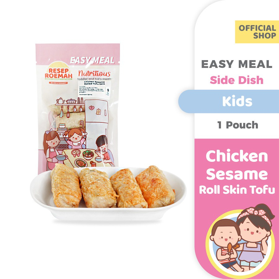 

Chicken Sesame Roll Skin Tofu / Ayam Wijen Salut Kulit Tahu