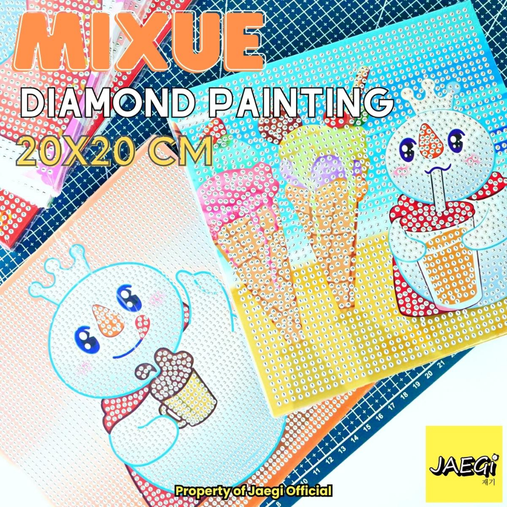 

JAEGi - Diamond Painting Mixue edition DIY Art &/ Craft 20 x 20 CM premium quality