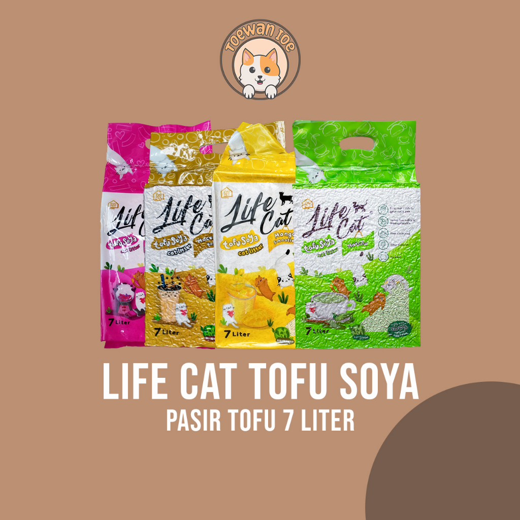 Life Cat Tofu Soya Pasir Tofu 7 Liter