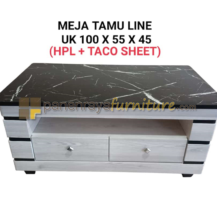 Meja Tamu Line HPL Plus Taco Sheet 100x55x45