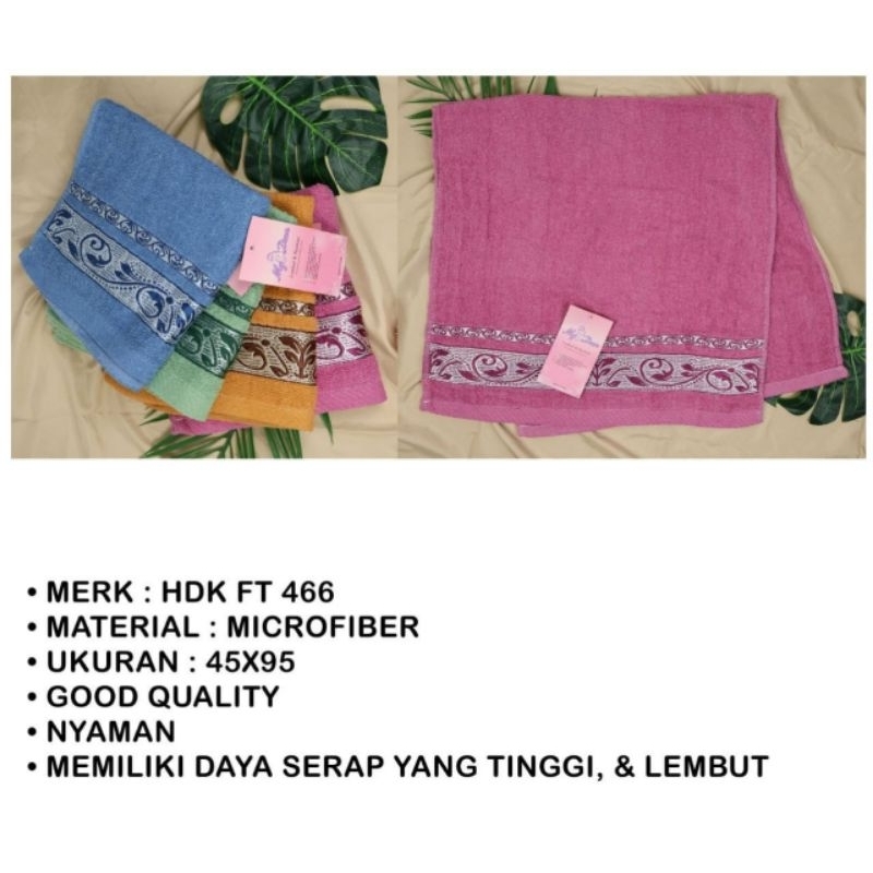 handuk besar serbaguna ukuran 70 x 140 bahan katun kualitas bagus
