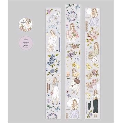 

Pion - Bloom Girl PET sticker sample