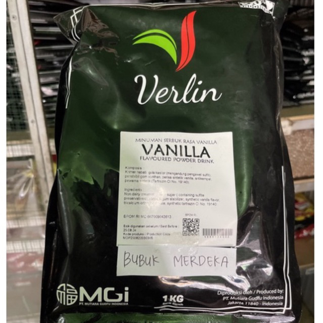 

Bubuk Minuman VERLIN VANILLA 1 Kg