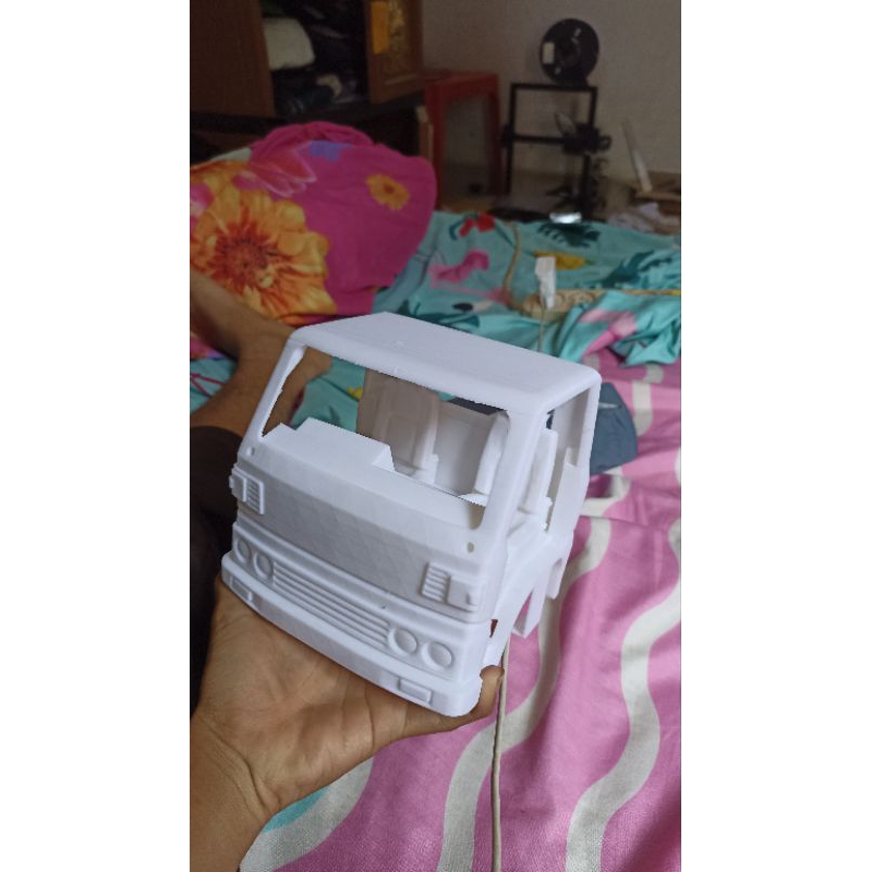 kabin truk umplung bahan 3d print
