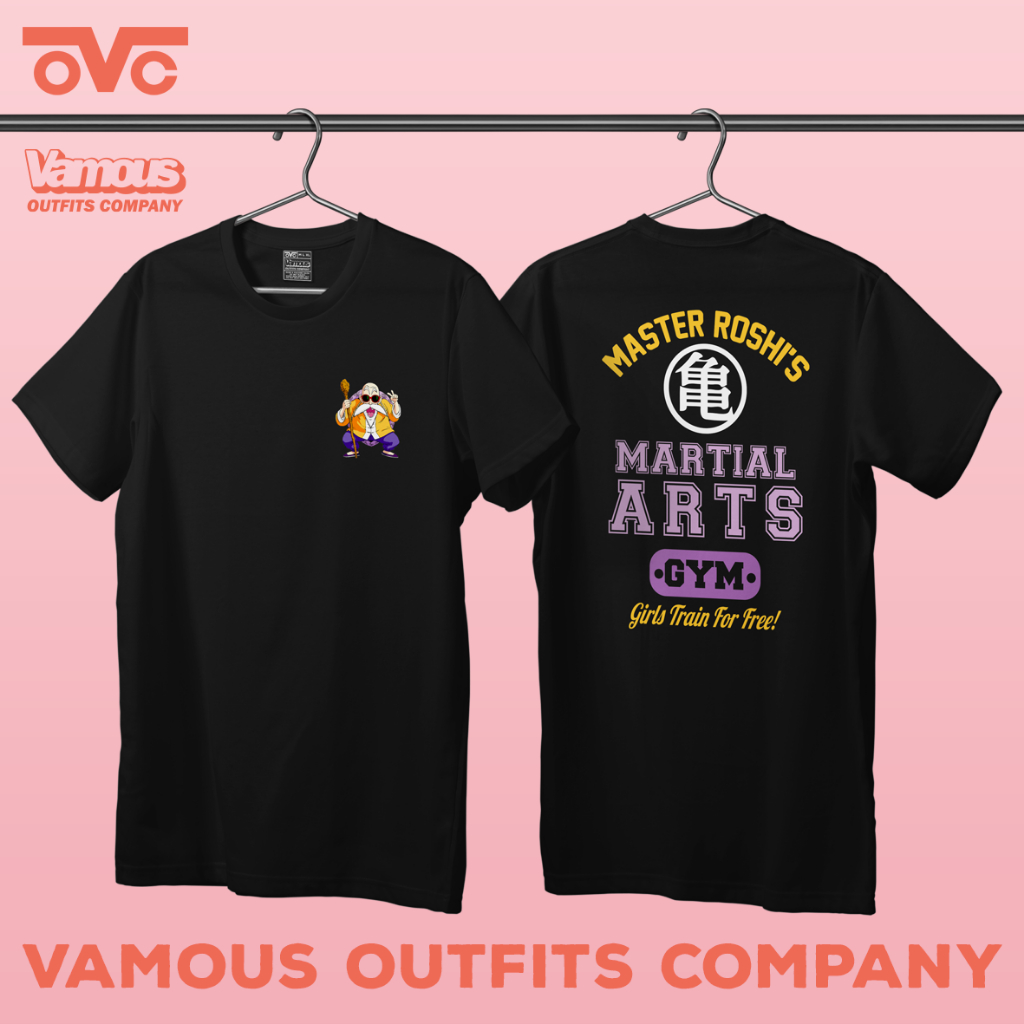 Kaos ANIME Dragon Ball Z Jin Kakek Kura-Kura Kamesennin Muten Rōshi, T-Shirt Printing