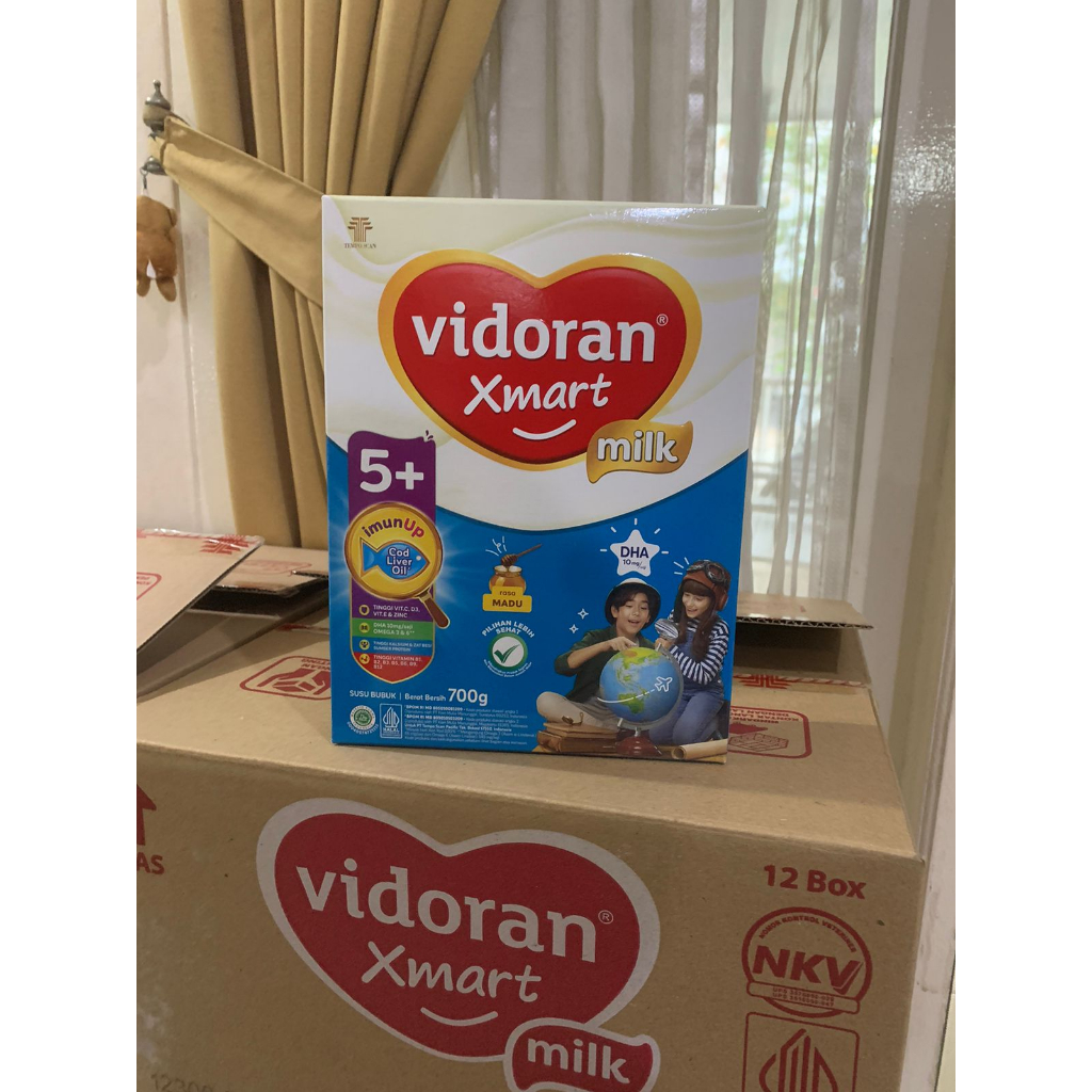 VIDORAN XMART 5+ - Madu - Susu Formula Anak 700 gram (5 - 12 Tahun)