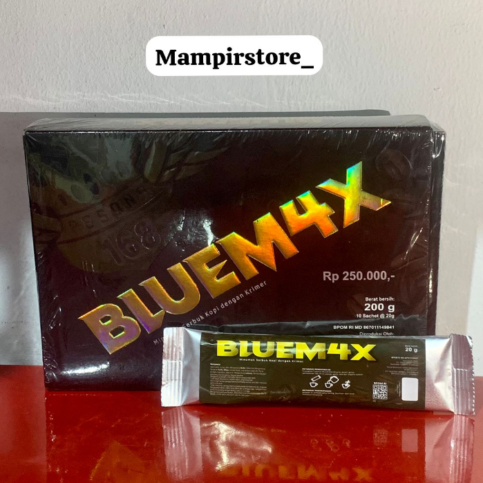 

BLUEMAX coffee harga1 box isi 10 sacet original