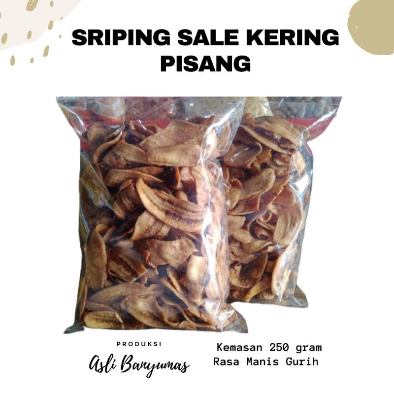

SERIPING SALE KERING PISANG 250gr | KHAS BANYUMAS | HARGA TERJANGKAU | FREE GIFT MIN BELANJA 50K (all item)