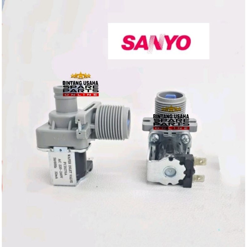 Selenoid Inlet Valve Mesin Cuci Sanyo 1 Tabung