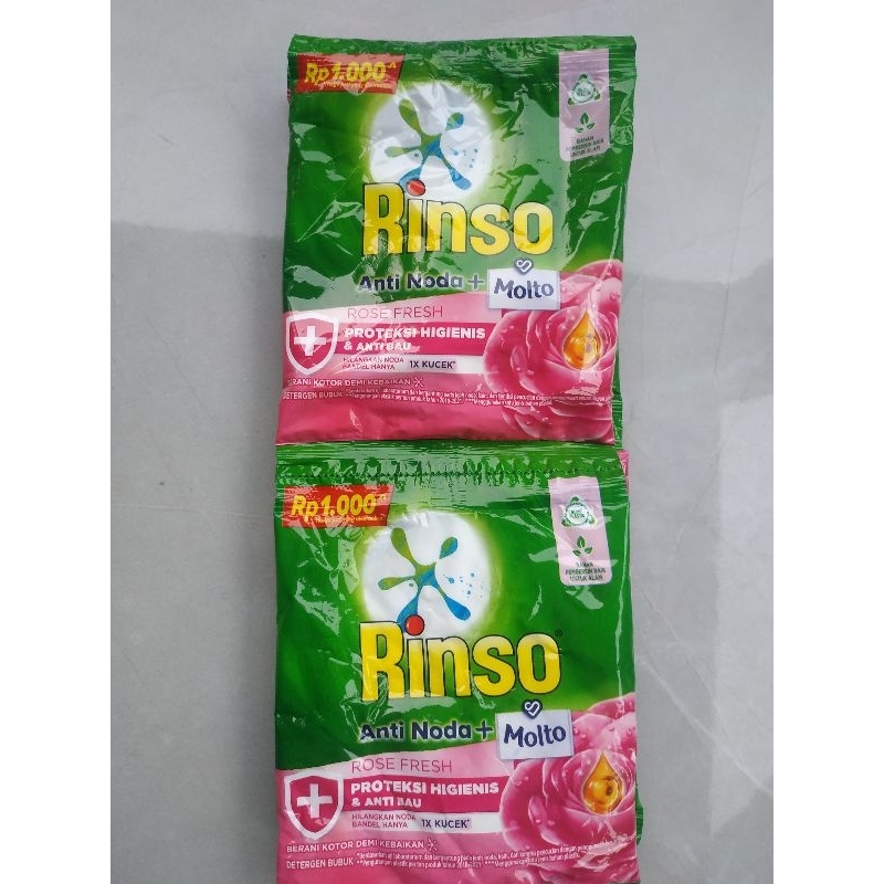 rinso rencengan bubuk 40 gram
