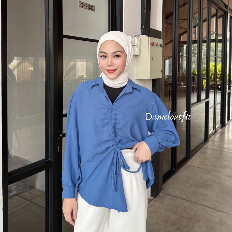 (READY SIAP KIRIM) LUNA BLOUSE KOREAN LOOK BY DAMELOUTFIT