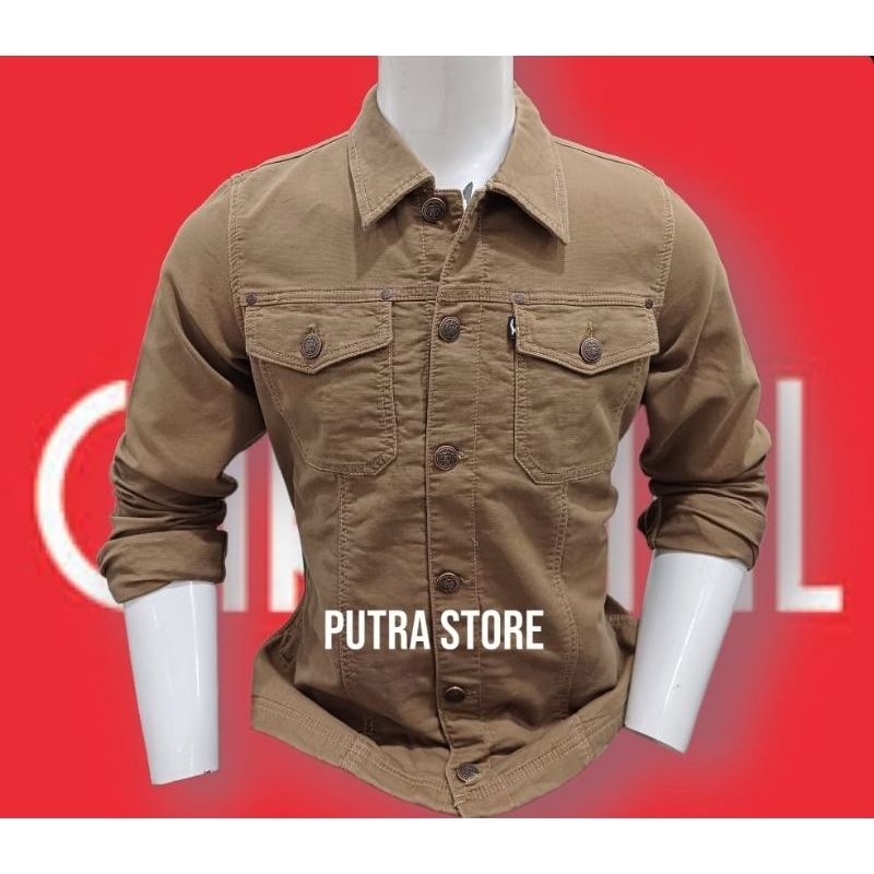 JACKET DENIM CARDINAL JEANS COKLAT