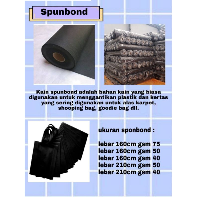 

spoundbond 75 gsm 100cmx210cm